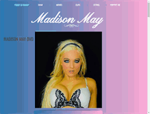 Tablet Screenshot of missmadisonmay.com